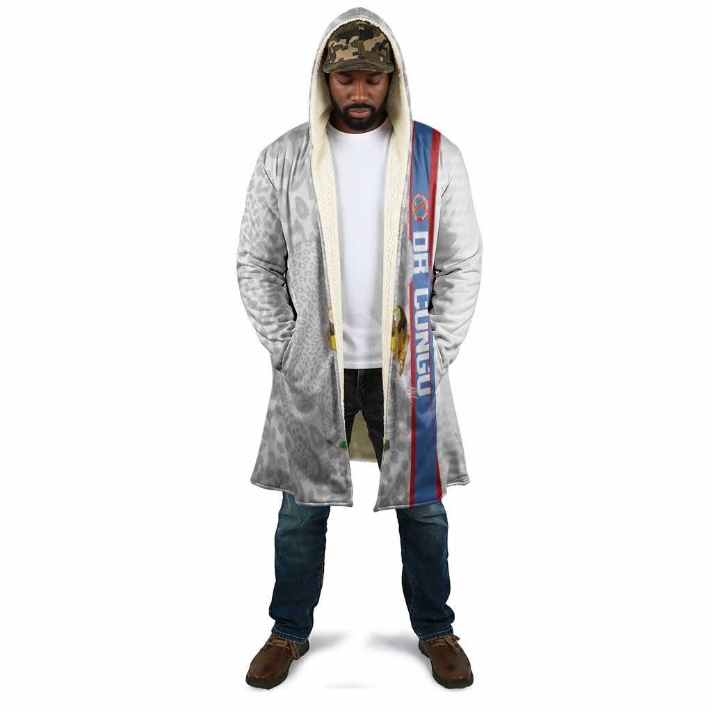 DR Congo Football Custom Cloak Come On Leopards White Color