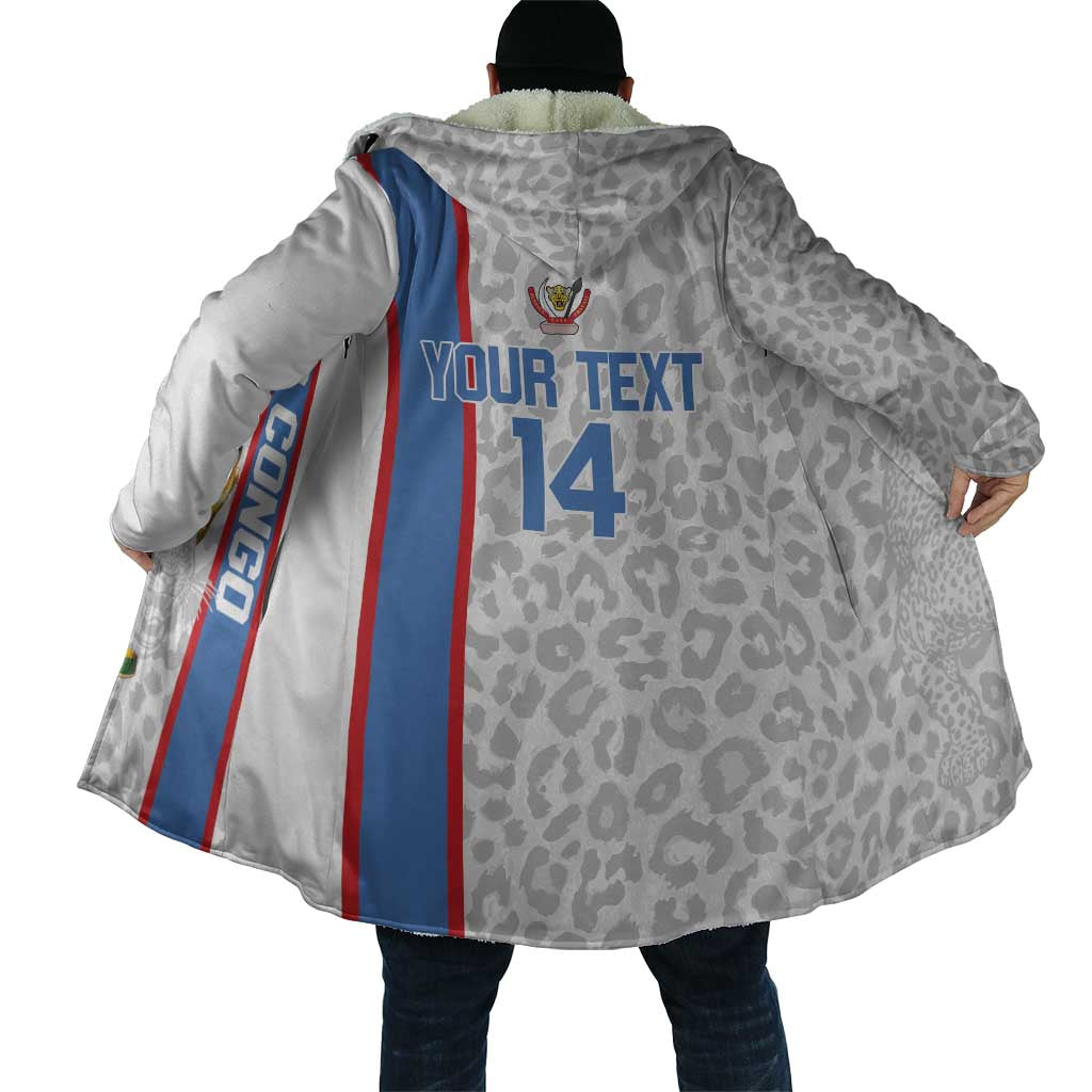 DR Congo Football Custom Cloak Come On Leopards White Color