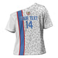 DR Congo Football Custom Cross Shoulder Shirt Come On Leopards White Color