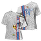 DR Congo Football Custom Cross Shoulder Shirt Come On Leopards White Color