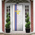 DR Congo Football Custom Door Cover Come On Leopards White Color