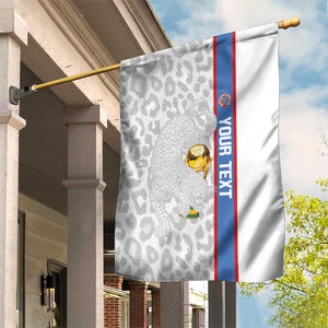 DR Congo Football Custom Garden Flag Come On Leopards White Color