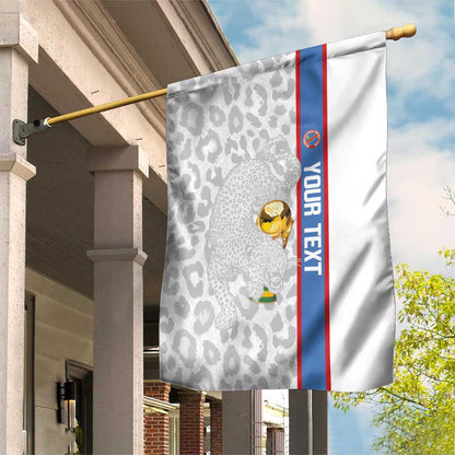 DR Congo Football Custom Garden Flag Come On Leopards White Color