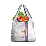 DR Congo Football Custom Grocery Bag Come On Leopards White Color