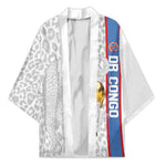DR Congo Football Custom Kimono Come On Leopards White Color