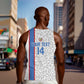 DR Congo Football Custom Men Tank Top Come On Leopards White Color