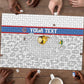 DR Congo Football Custom Puzzle Come On Leopards White Color