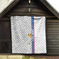 DR Congo Football Custom Quilt Come On Leopards White Color