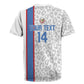 DR Congo Football Custom Rugby Jersey Come On Leopards White Color