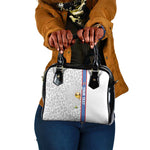 DR Congo Football Custom Shoulder Handbag Come On Leopards White Color