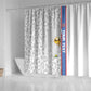DR Congo Football Custom Shower Curtain Come On Leopards White Color