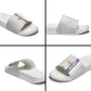 DR Congo Football Custom Slide Sandals Come On Leopards White Color