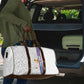 DR Congo Football Custom Travel Bag Come On Leopards White Color