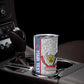 DR Congo Football Custom Tumbler Cup Come On Leopards White Color