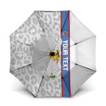 DR Congo Football Custom Umbrella Come On Leopards White Color