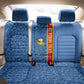 DR Congo Football Custom Back Car Seat Cover Come On Leopards Blue Color