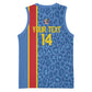 DR Congo Football Custom Basketball Jersey Come On Leopards Blue Color