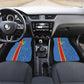 DR Congo Football Custom Car Mats Come On Leopards Blue Color