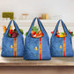 DR Congo Football Custom Grocery Bag Come On Leopards Blue Color