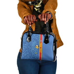 DR Congo Football Custom Shoulder Handbag Come On Leopards Blue Color