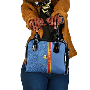 DR Congo Football Custom Shoulder Handbag Come On Leopards Blue Color