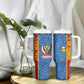 DR Congo Football Custom Tumbler With Handle Come On Leopards Blue Color