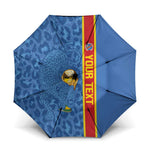 DR Congo Football Custom Umbrella Come On Leopards Blue Color
