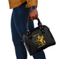 Personalized Afro Buffalo Soldiers Shoulder Handbag BSMC United States Army Black