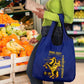 Personalized Afro Buffalo Soldiers Grocery Bag BSMC United States Army Blue