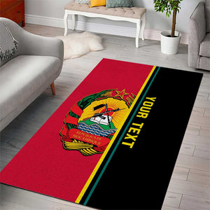 Personalised Mozambique Area Rug Muzambhiki Coat Of Arms