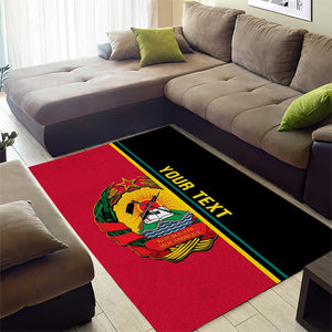 Personalised Mozambique Area Rug Muzambhiki Coat Of Arms