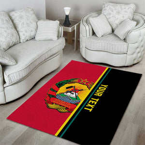 Personalised Mozambique Area Rug Muzambhiki Coat Of Arms