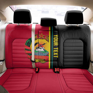 Personalised Mozambique Back Car Seat Cover Muzambhiki Coat Of Arms