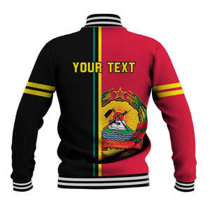 Personalised Mozambique Baseball Jacket Muzambhiki Coat Of Arms LT14