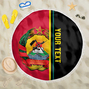 Personalised Mozambique Beach Blanket Muzambhiki Coat Of Arms