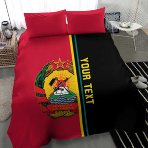 Personalised Mozambique Bedding Set Muzambhiki Coat Of Arms