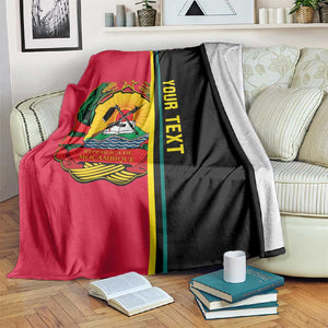 Personalised Mozambique Blanket Muzambhiki Coat Of Arms