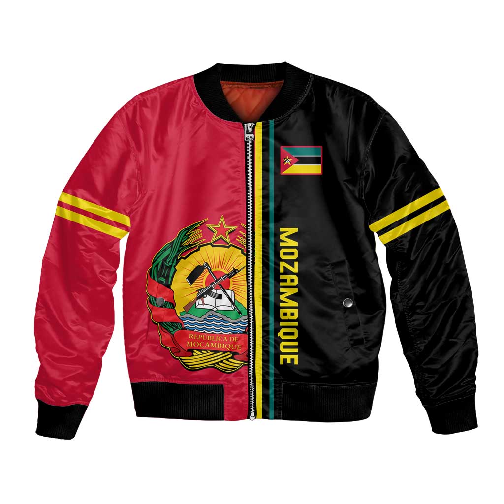 Personalised Mozambique Bomber Jacket Muzambhiki Coat Of Arms