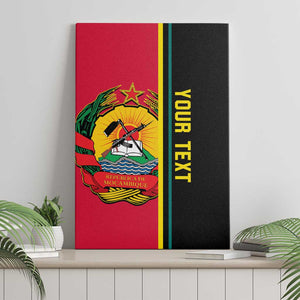 Personalised Mozambique Canvas Wall Art Muzambhiki Coat Of Arms