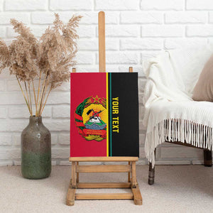 Personalised Mozambique Canvas Wall Art Muzambhiki Coat Of Arms