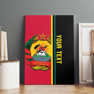 Personalised Mozambique Canvas Wall Art Muzambhiki Coat Of Arms