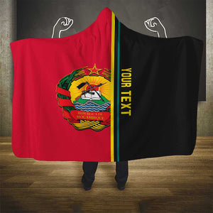 Personalised Mozambique Hooded Blanket Muzambhiki Coat Of Arms