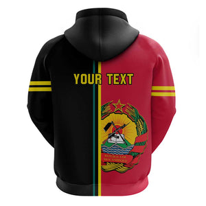 Personalised Mozambique Hoodie Muzambhiki Coat Of Arms