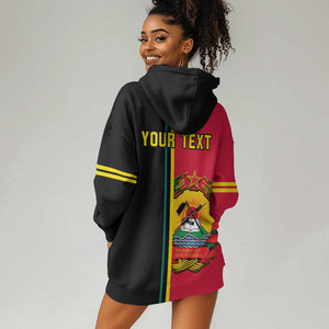 Personalised Mozambique Hoodie Dress Muzambhiki Coat Of Arms