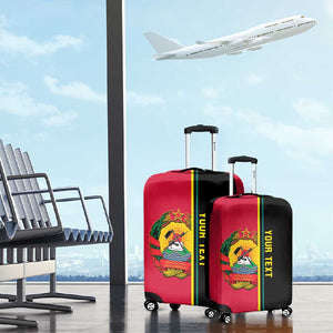 Personalised Mozambique Luggage Cover Muzambhiki Coat Of Arms