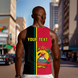 Personalised Mozambique Men Tank Top Muzambhiki Coat Of Arms