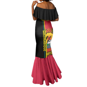 Personalised Mozambique Mermaid Dress Muzambhiki Coat Of Arms