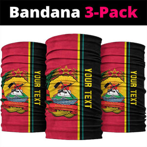 Personalised Mozambique Neck Gaiter Muzambhiki Coat Of Arms LT14