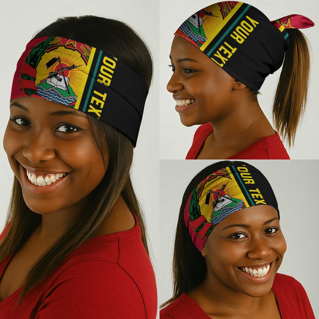 Personalised Mozambique Neck Gaiter Muzambhiki Coat Of Arms LT14
