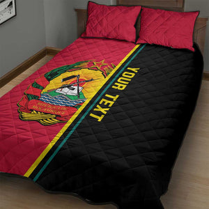 Personalised Mozambique Quilt Bed Set Muzambhiki Coat Of Arms